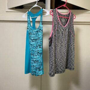 Bundle of 2 = 2X/XXL workout tanks, 1 Champion & 1 Danskin Now